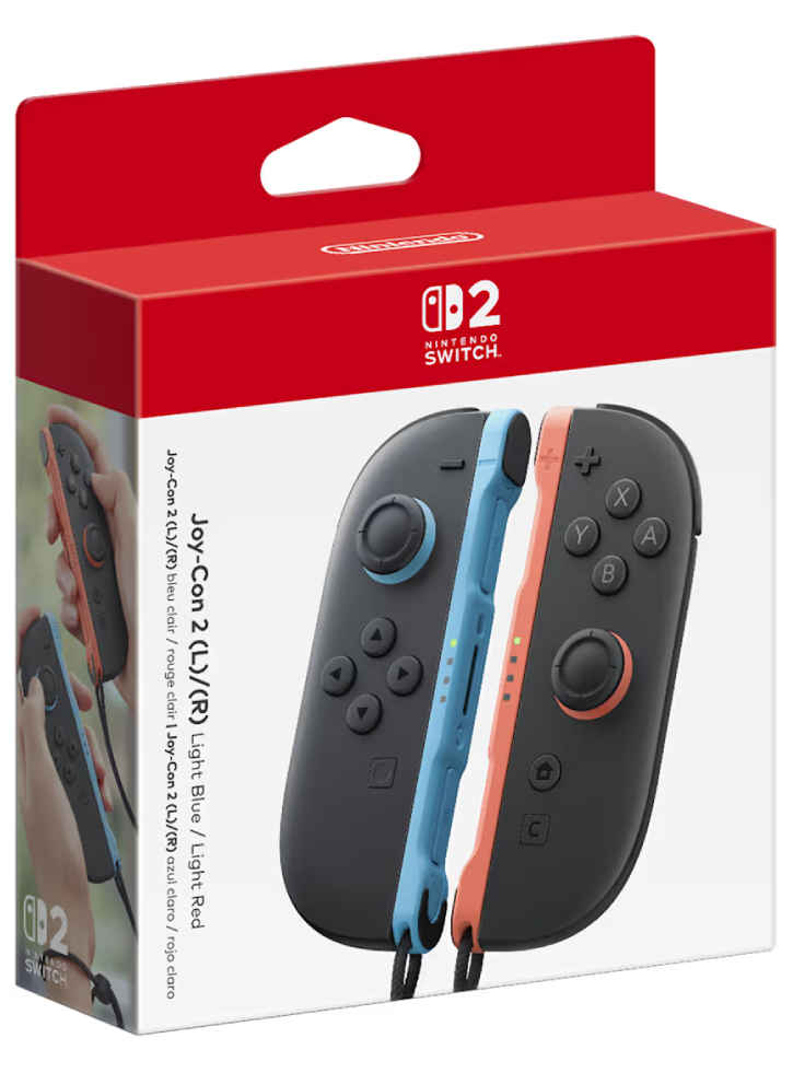Joy-Con 2 Pair Light Blue/Light Red - Nintendo Switch 2