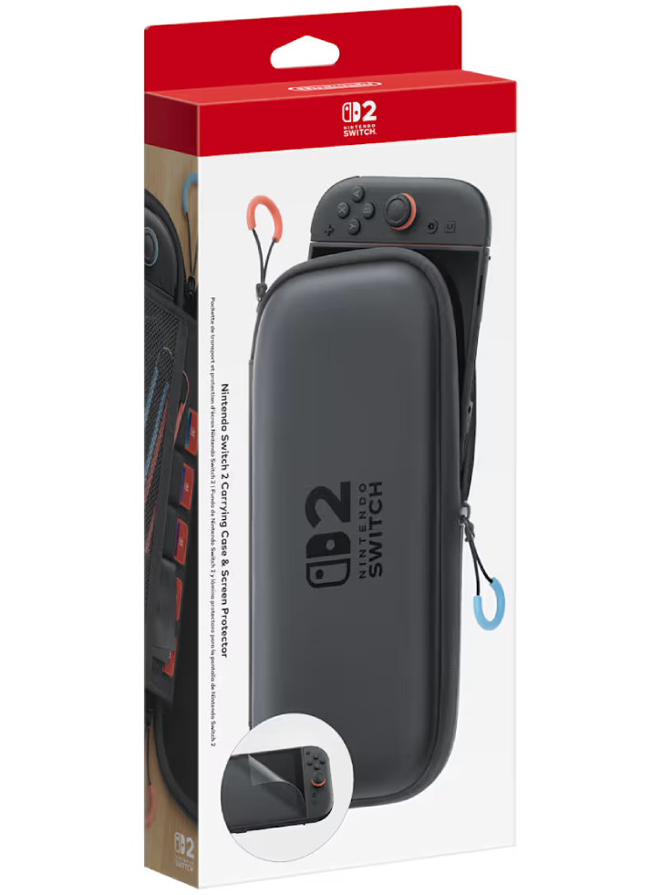 Carrying Case & Screen Protector - Nintendo Switch 2