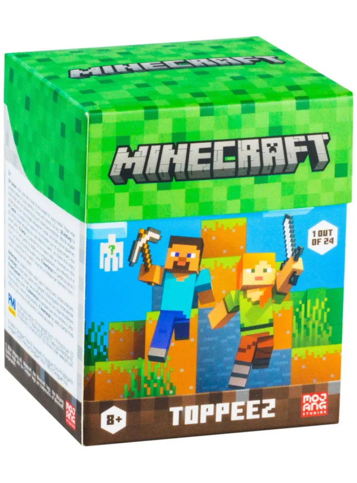 Minecraft 3D Toppeez 1 Figurine Blind Box/Random (MNC08000)