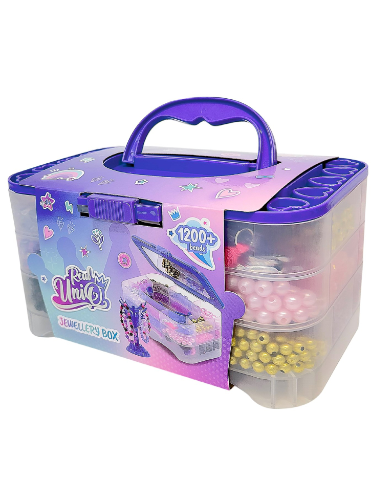 Real UniQ Jewellery Box with 1200 Beads (30516)