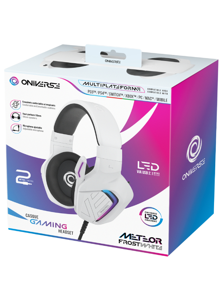 Oniverse Gaming Headset Meteor Frost White - Playstation 5
