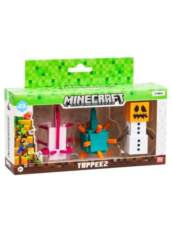Minecraft 3D Toppeez 3 Pack Random (MNC10000)