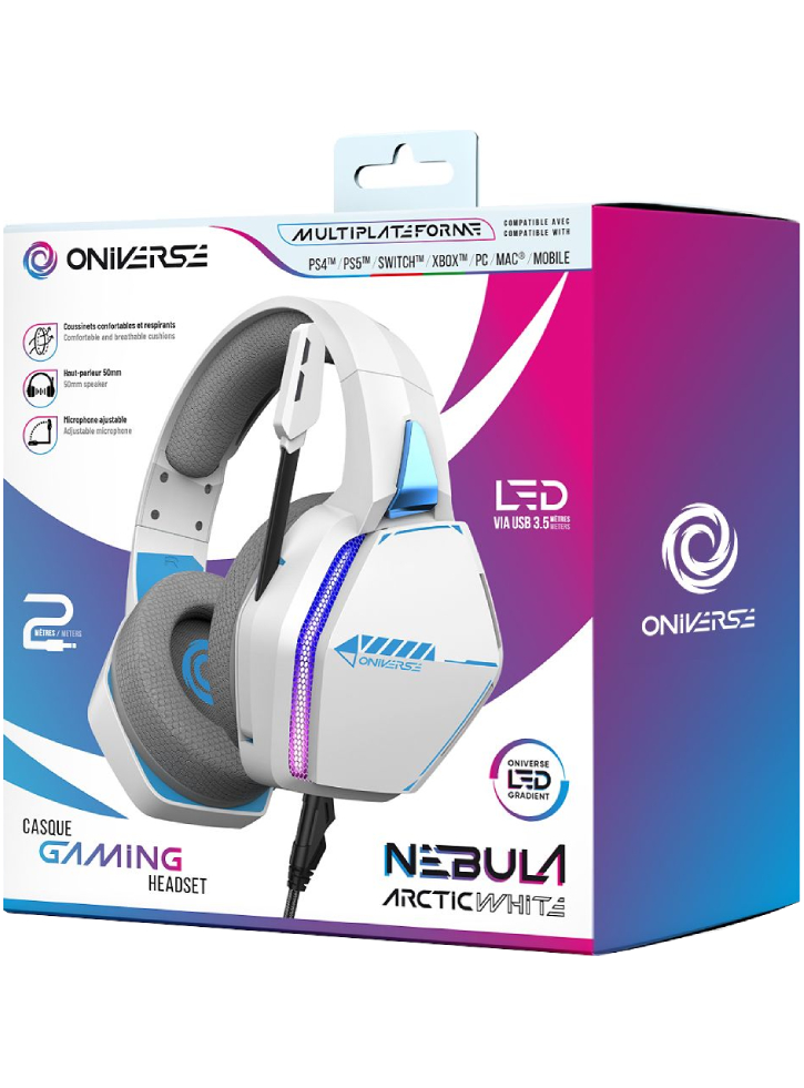 Oniverse Headset Nebula Arctic White - Playstation 5