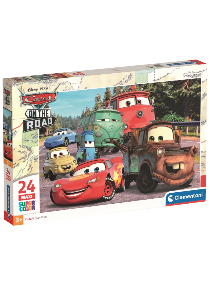 Clementoni Puzzle Maxi, Disney Cars on the Road (I-24239)