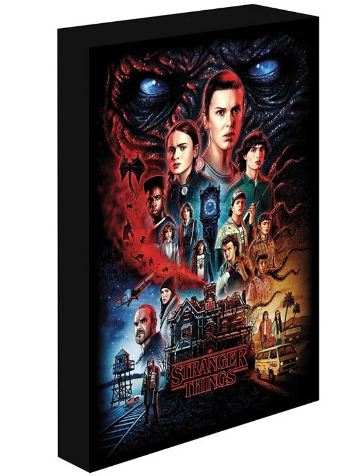 Light Up Canvas Stranger Things 30x40