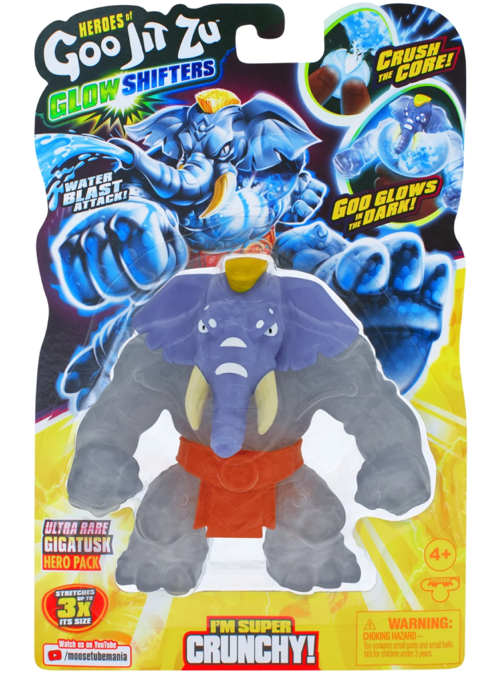 Heroes of Goo Jit Zu Glow Shifters Gigatusk Hero Pack (GJT41000)
