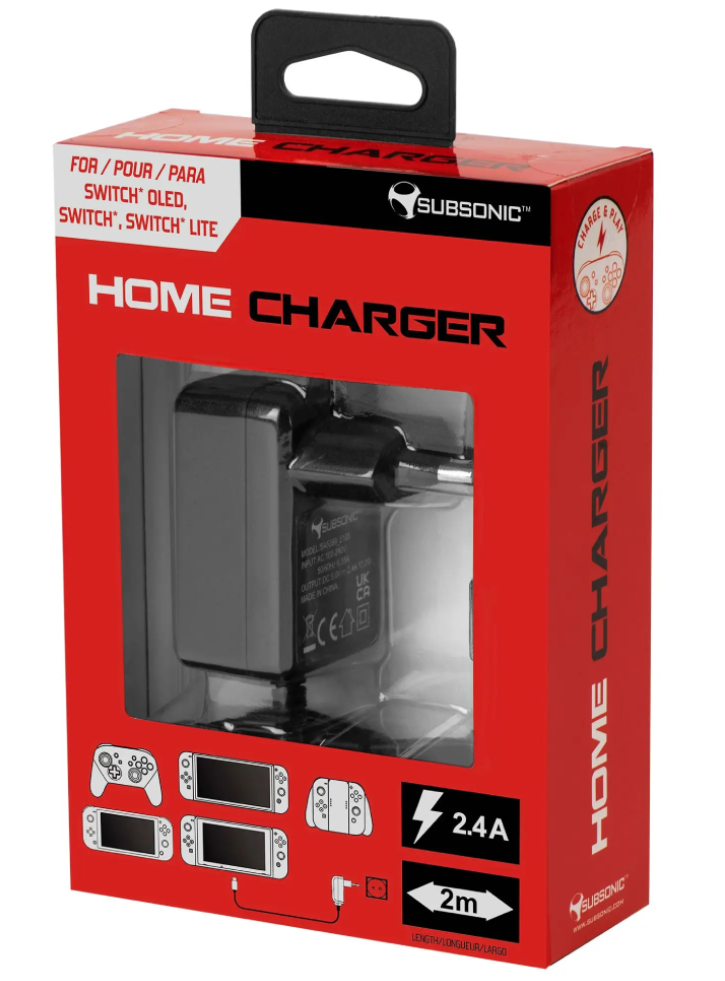 Subsonic Power charger USB C - Nintendo Switch