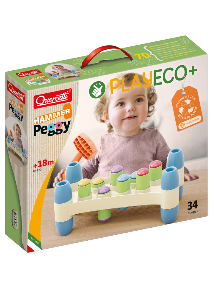 Quercetti PlayEco+ Hammer Peggy (QU-84120)