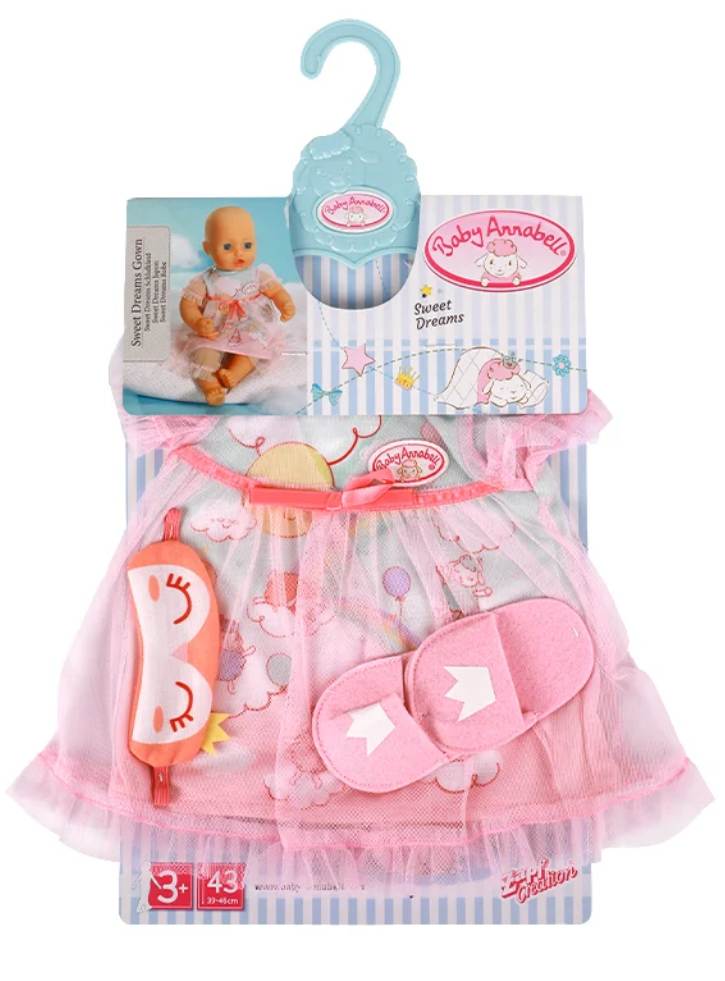 Baby Annabell SweetDreams Gown 43cm (705537)