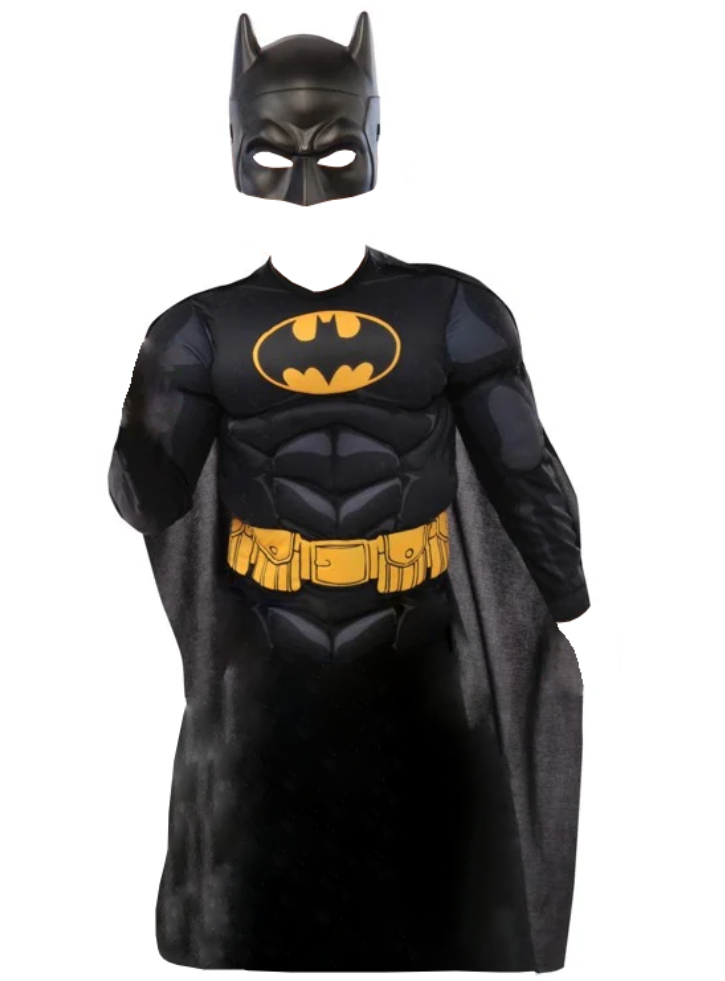 Rubies Batman Muscle Top With Cape And Mask (G34095OS000)