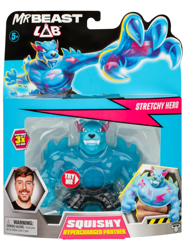 Mr. Beast Lab Stretchy Hero Squishy Hypercharged Panther (24736)