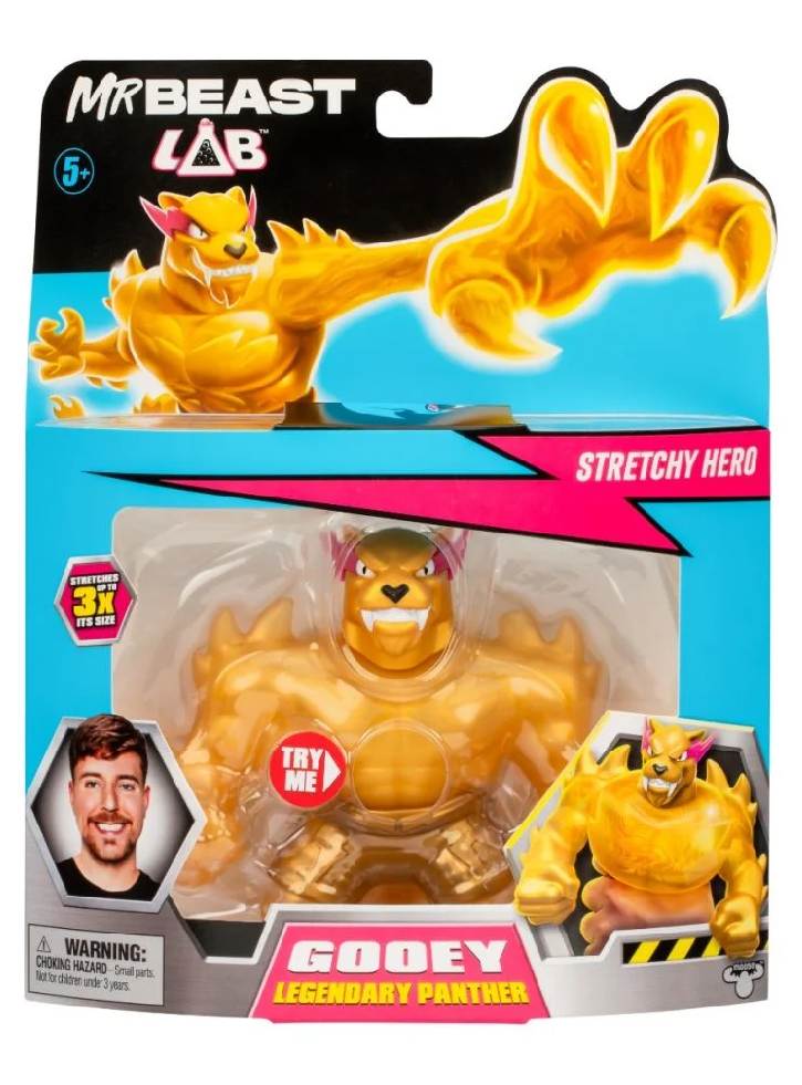 Mr. Beast Lab Stretchy Hero Gooey Legendary Panther (24738)