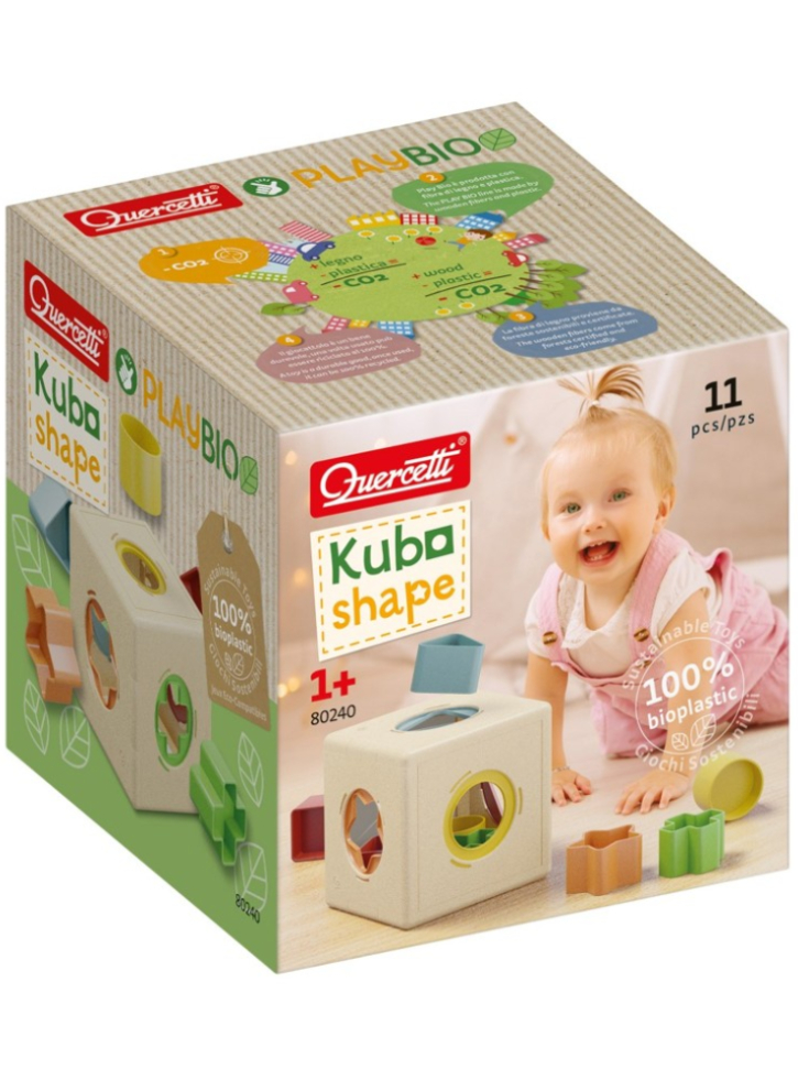 Quercetti PlayBio Kubo Shape Sorter (QU-80240)