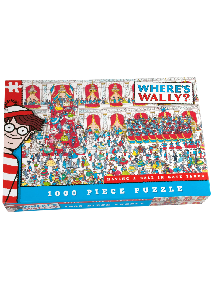 University Games Where's Wally Having a Ball in Gaye Paree 1000pc (710-5975)