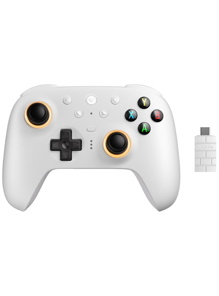 8BitDo Ultimate 2 Wireless Controller 2.4G White - PC