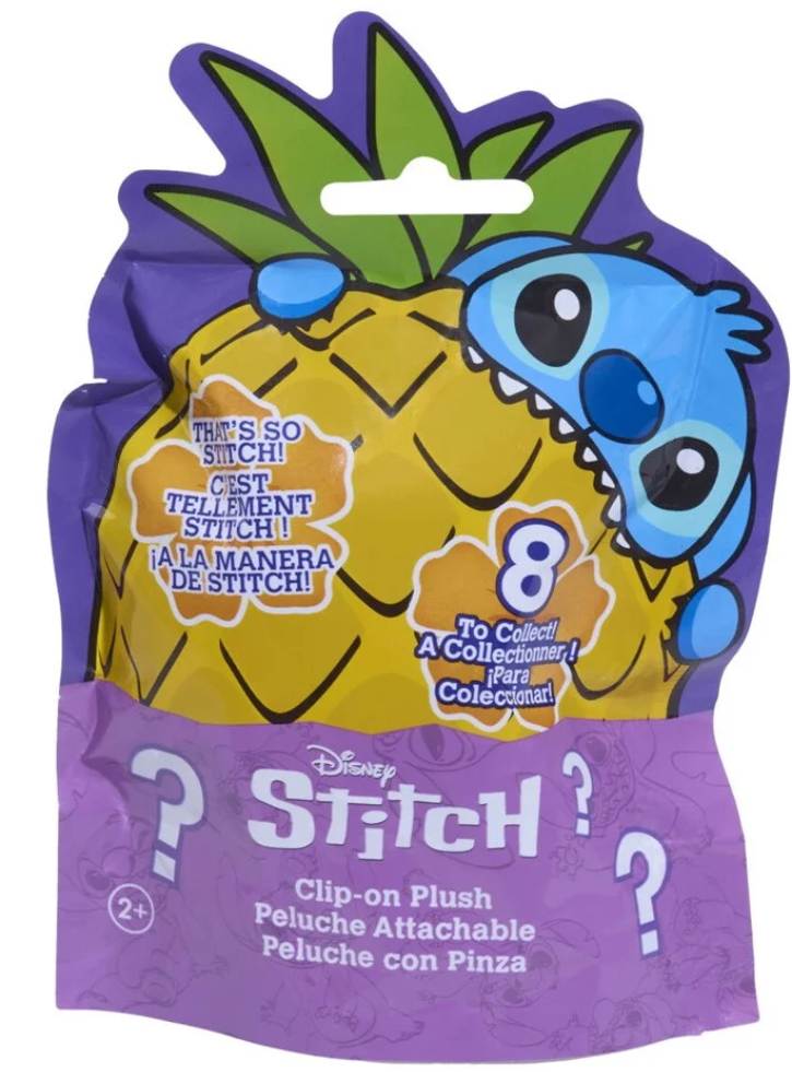 Disney Stitch Movie Clip-on Plush 9 cm Random CDU (302-11367)