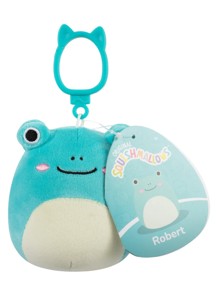 Squishmallows Clip On Robert Frog 9 cm