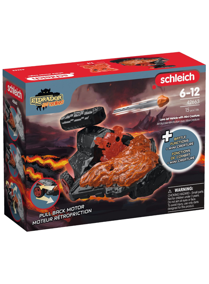 Schleich Lava Jet Vehicle with Mini Creature (42663)