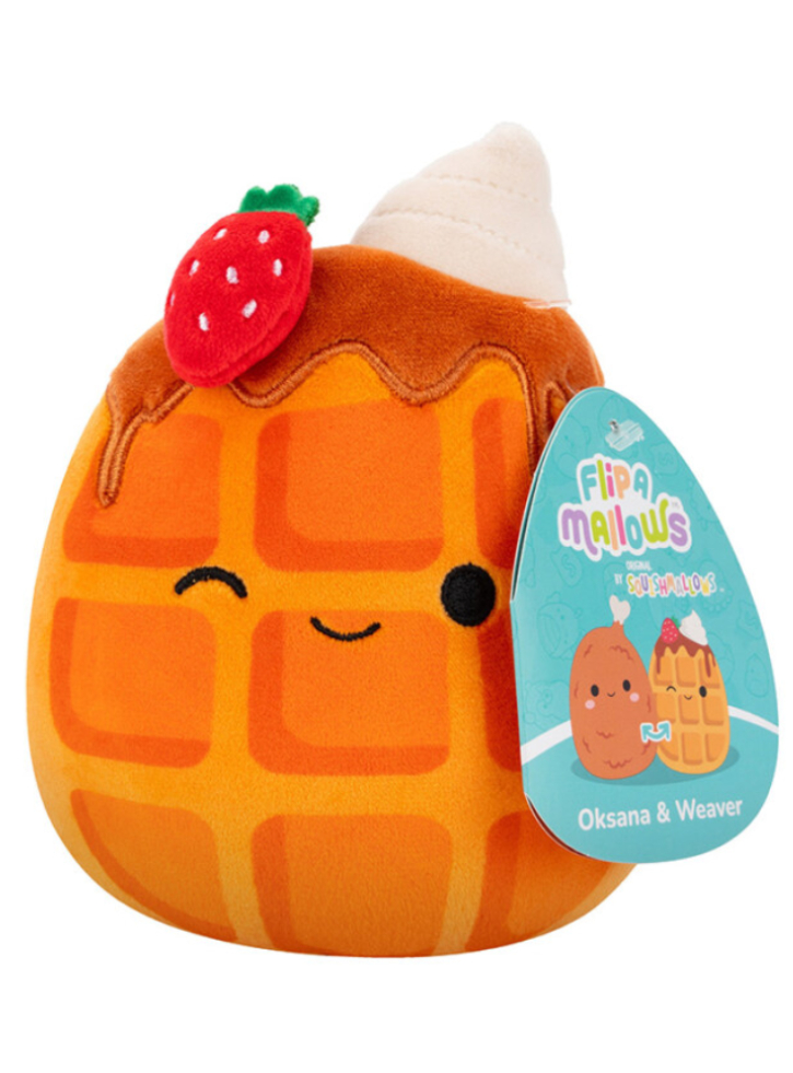 Squishmallows Flip A Mallows Oksana and Weaver 13 cm