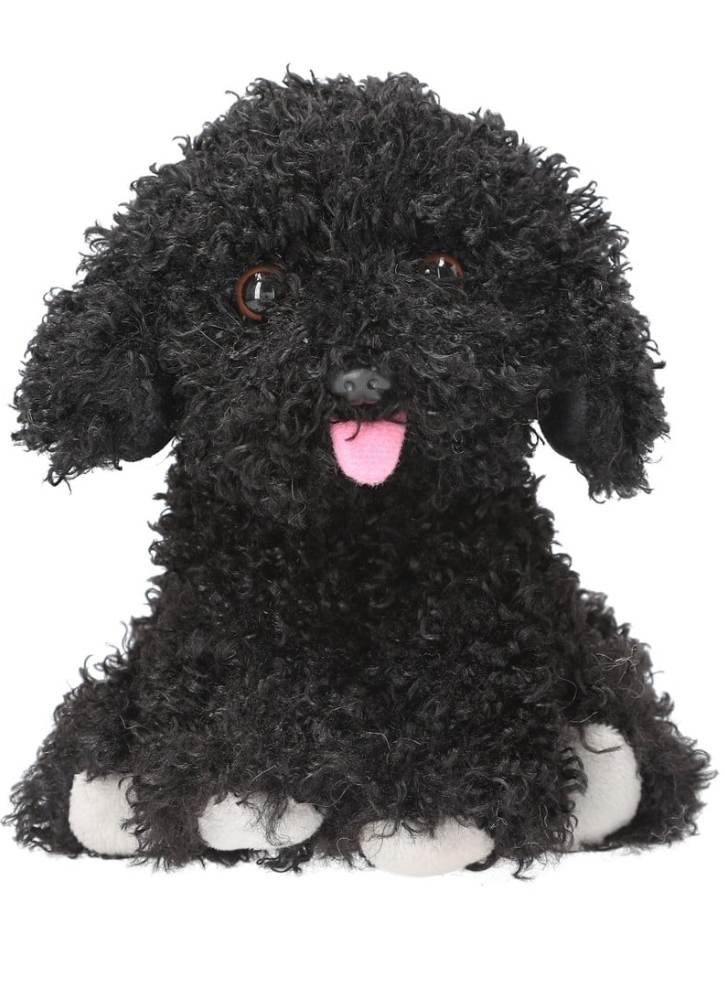 Topmodel Plush Dog Black 16 cm