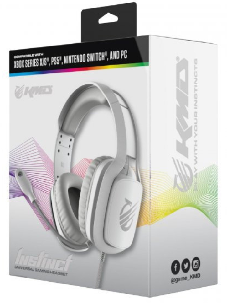 KMD Instinct Universal Headset White - Nintendo Switch