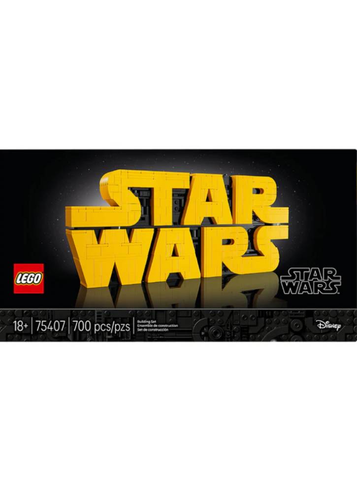 LEGO Star Warstm Brick-Built Star Wars Logo (75407)