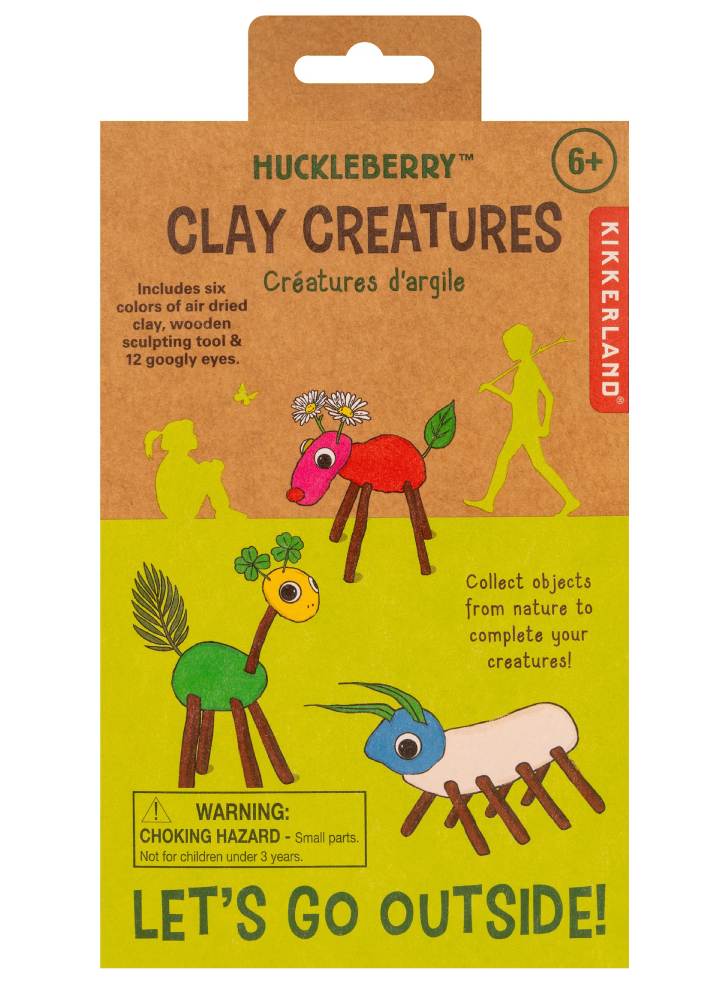 Kikkerland Huckleberry Clay Creatures (HB50-F)