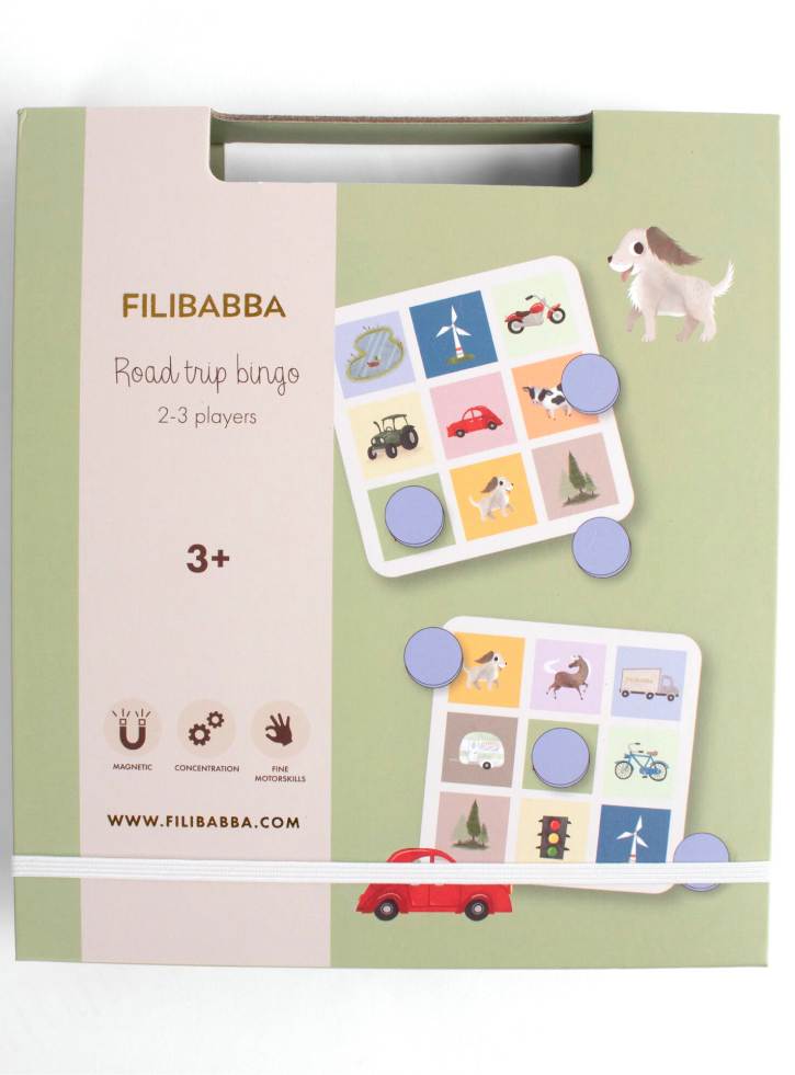 Filibabba Magnetic game Road trip bingo (FI-03587)