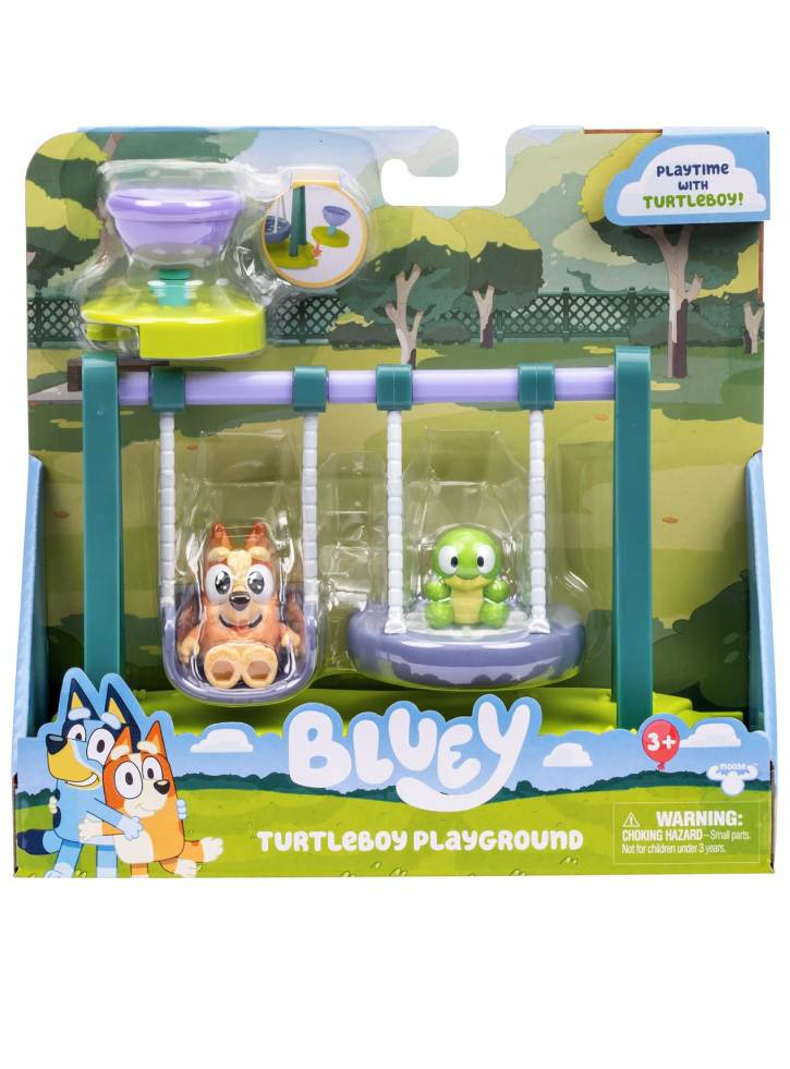 Bluey Turtleboy Playground with Wide-Eyed Bingo & Turtleboy (90316)