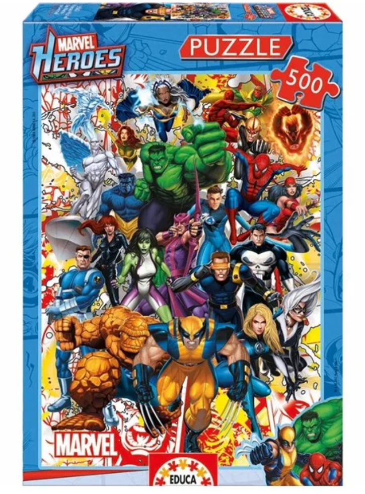 Educa 500 Marvel Heroes Puzzles (80-15560)