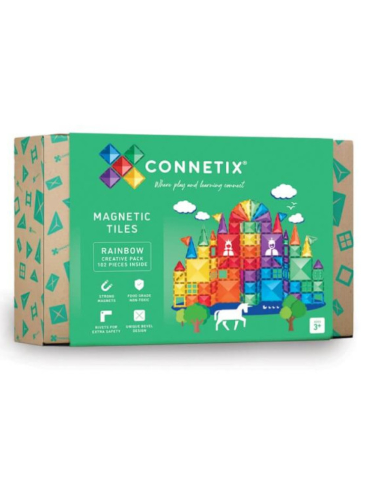 Connetix Rainbow Creative Pack 102 Pieces (CT-R-00102-CR)