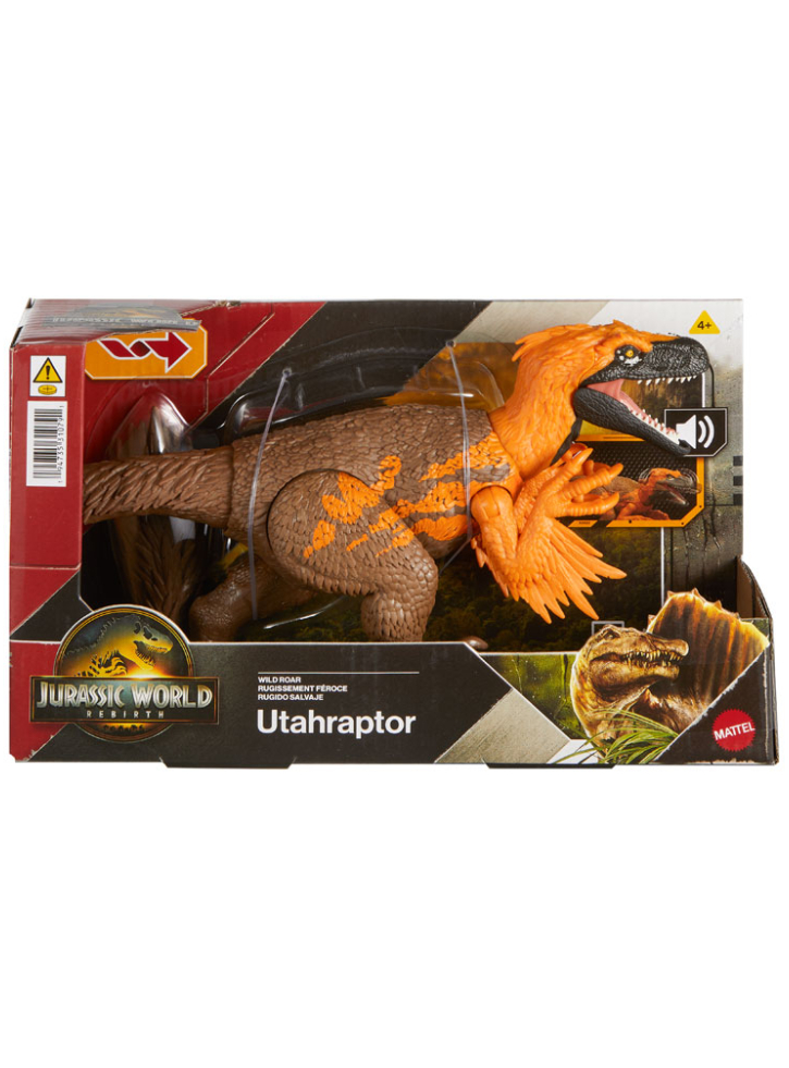Jurassic World Movie Line Rebirth Jurassic World Wild Roar Utahraptor (JGC80)