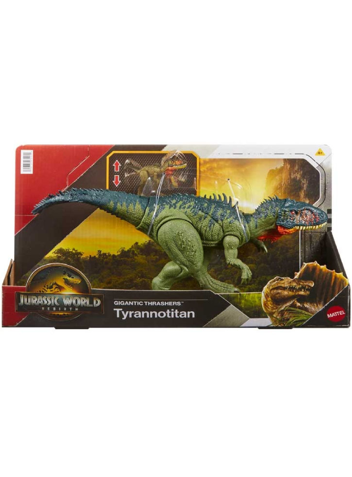 Jurassic World Rebirth Gigantic Thrashers Tyrannotitan (JCL75)