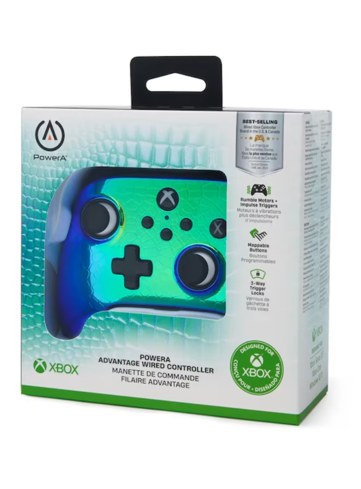 PowerA Advantage Wired Controller Raptor Chrome - Xbox Series X
