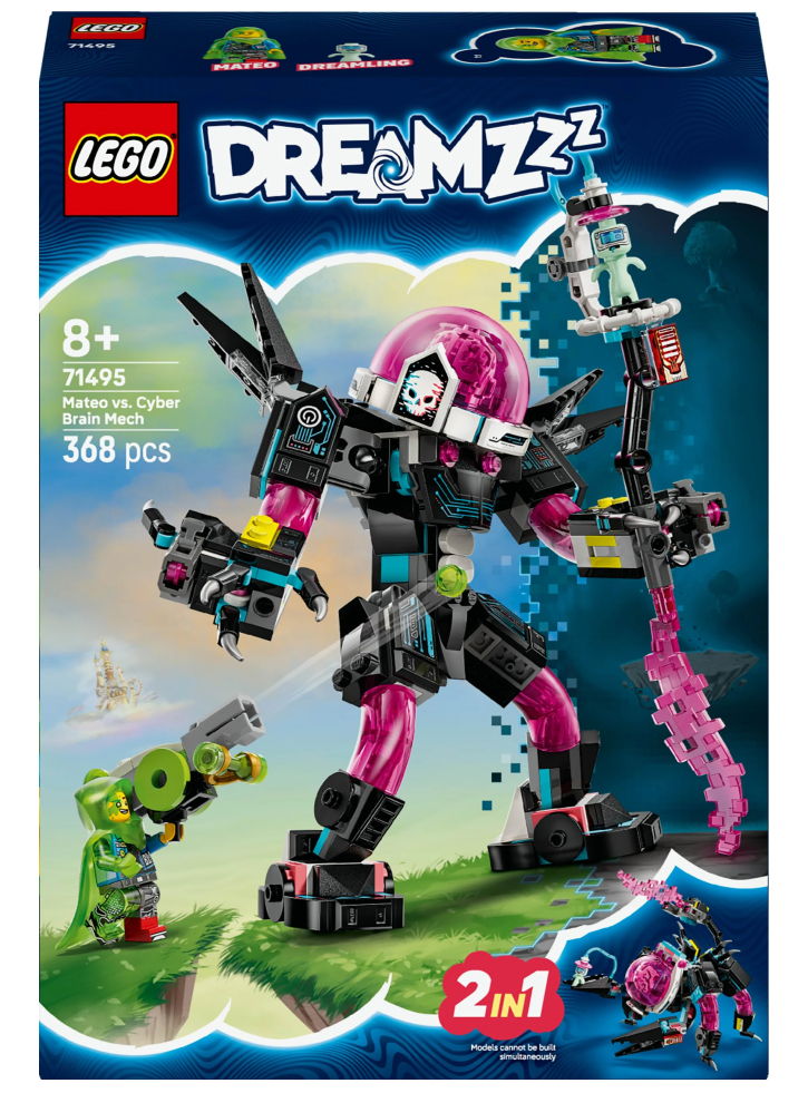 LEGO DREAMZzztm Mateo vs. Cyber Brain Mech (71495)