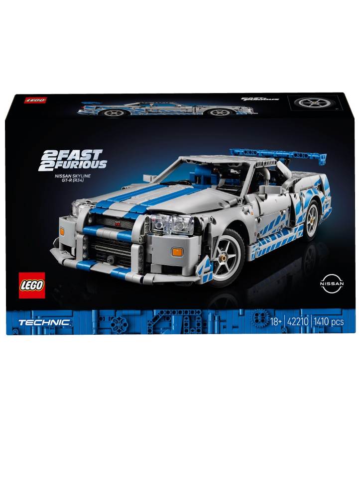 LEGO Technictm 2 Fast 2 Furious Nissan Skyline GT-R (R34) Car (42210)