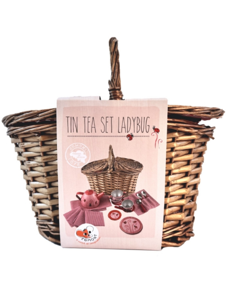 Egmont Toys Tin Tea Set Ladybug in a Basket (540019)