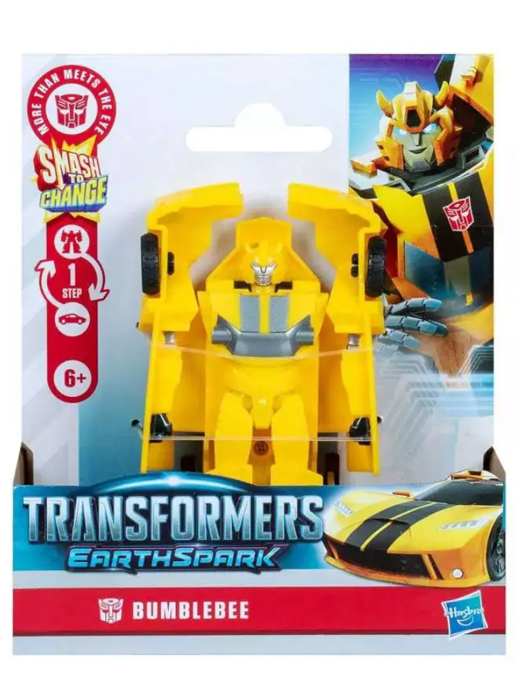 Transformers Earthspark 1 Step Smash Changers BubbleBee (G0996)