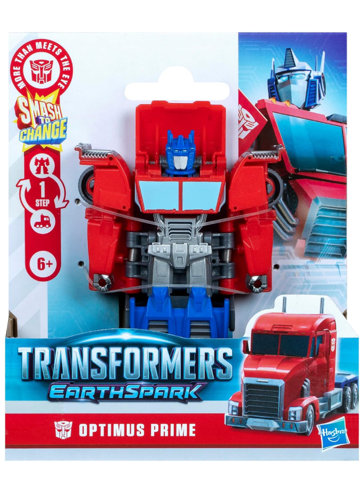 Transformers Earthspark 1 Step Smash Changers Optimus Prime (G0994)