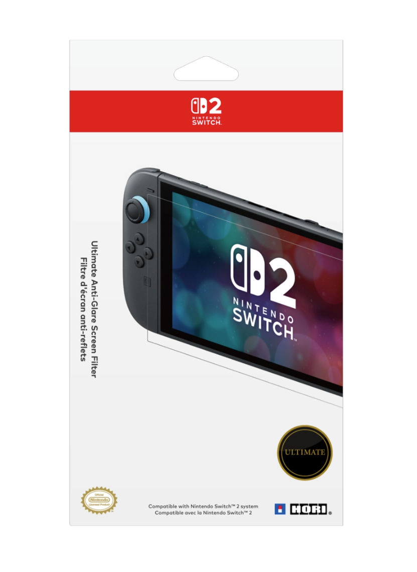 HORI Ultimate Anti-Glare Screen Filter Transparent - Nintendo Switch 2
