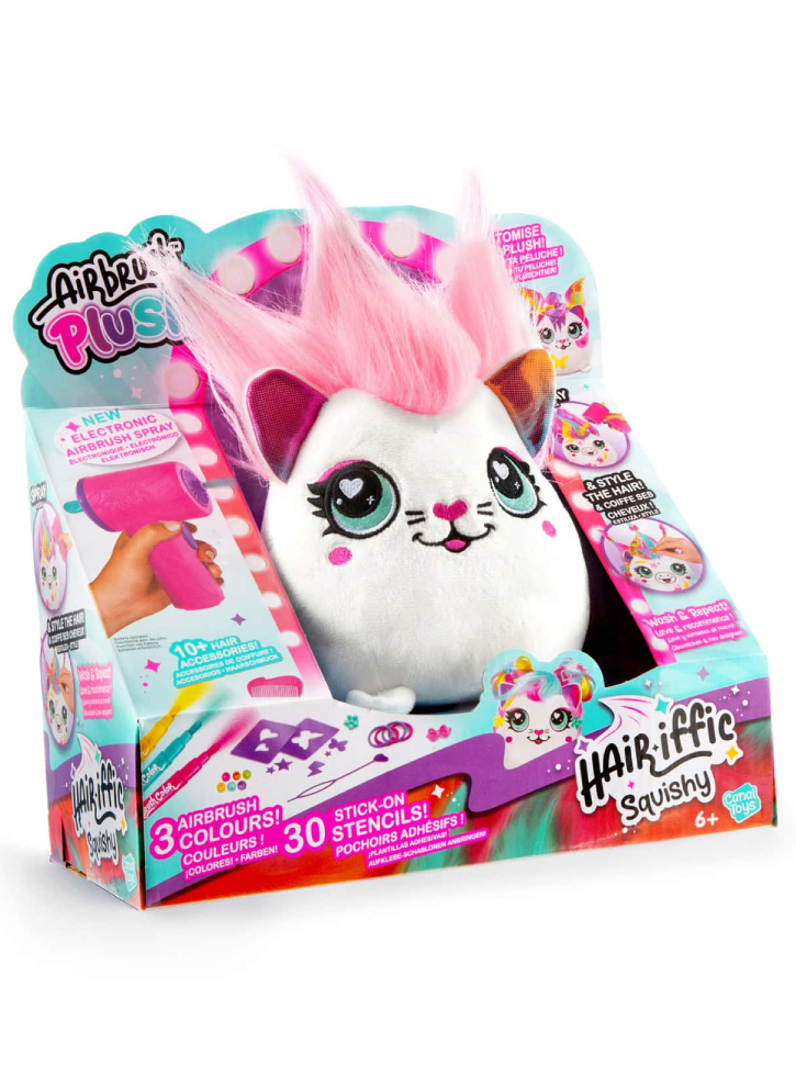 Airbrush Plush Hair'iffic 17cm Squish Pal Princess Random (1040111)