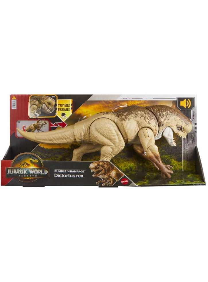 Jurassic World Rebirth Rumble N' Rampage Distortus Rex (JGB58)