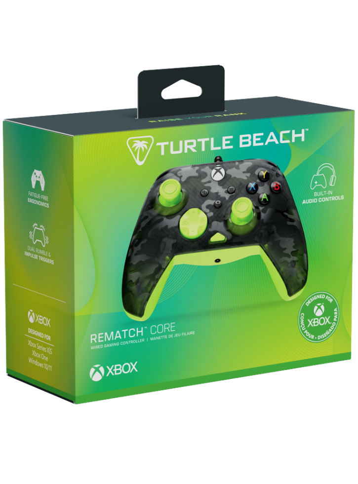 Turtle Beach Rematchtm Core Ghost Black Camo/Yellow - Xbox Series X