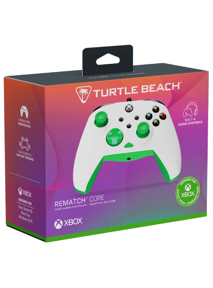Turtle Beach Rematchtm Core White/Green - Xbox Series X