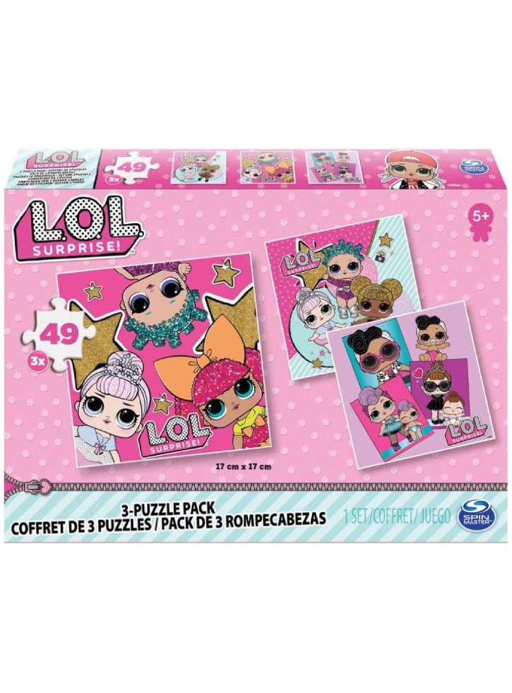 Spin Master L.O.L. Surprise Glitterati 3-Puzzle Pack (49 pcs x3) (20114662)