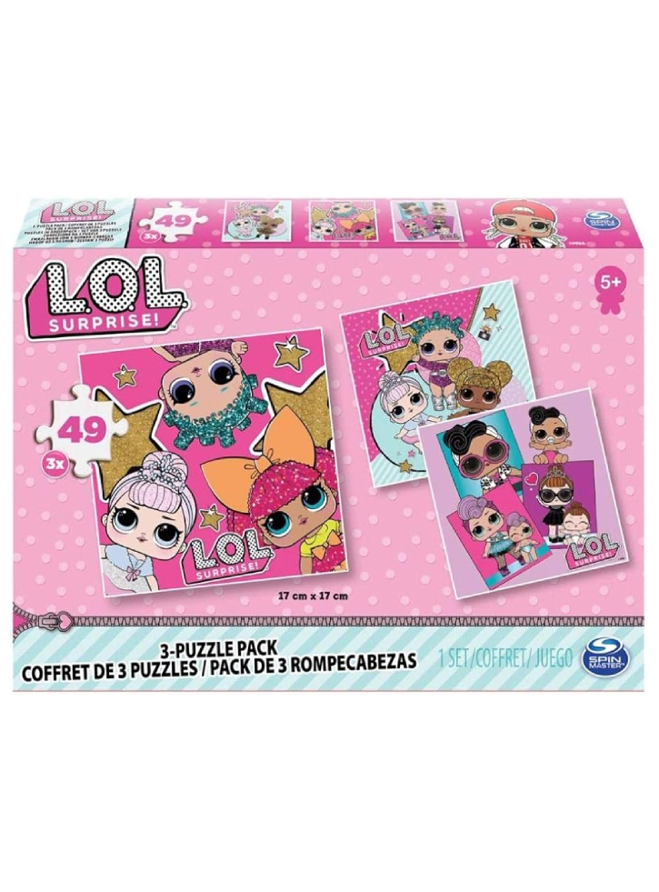 Spin Master LOL Surprise 3-Puzzle Pack (49pcs x 3) (20114661)