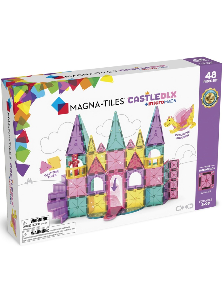 MAGNA-TILES Castle Deluxe 48 Piece Set (90291)