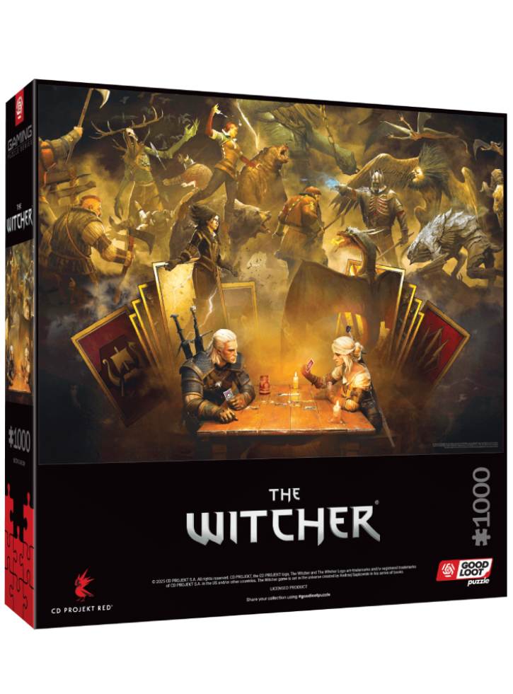 Good Loot Gaming Puzzle The Witcher Playing Gwent (1000 pieces)