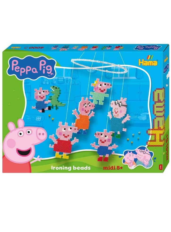Hama Midi Gift Box Peppa Pig Family & Little Sister (387917)