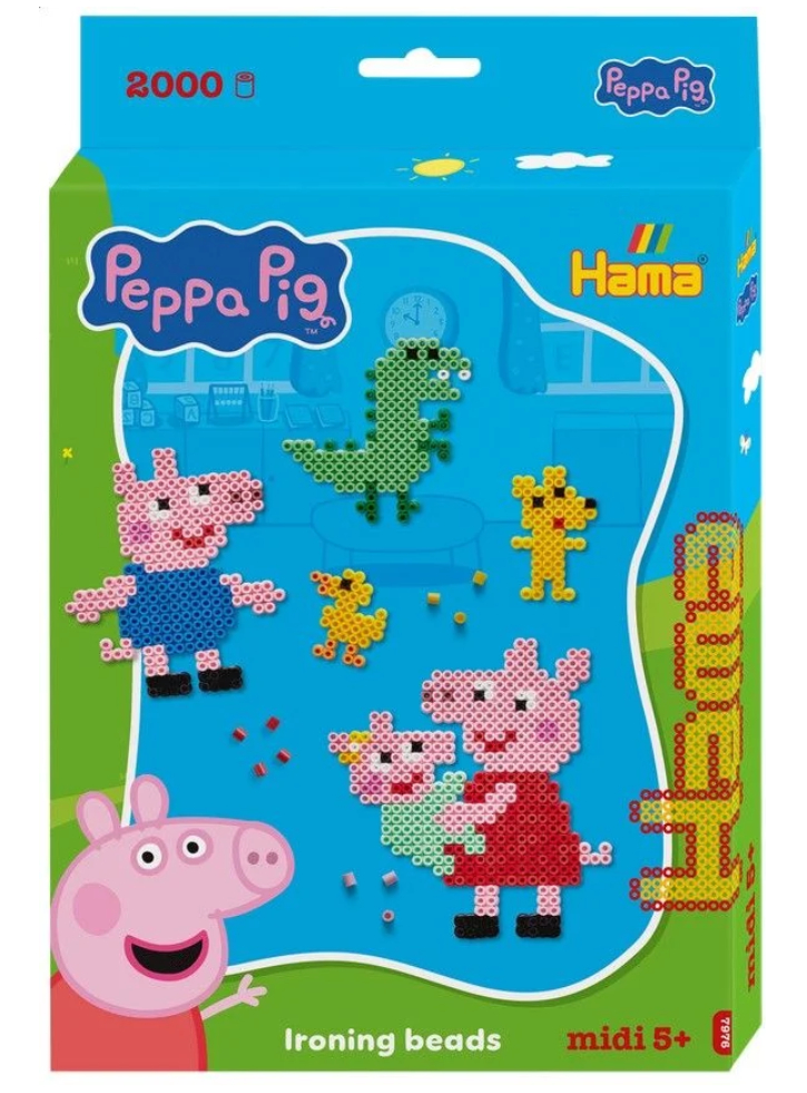 Hama Midi Hanging box Peppa Pig + Little Sister (387976)